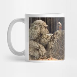 The Child and the Stone Troll by John Bauer Mug